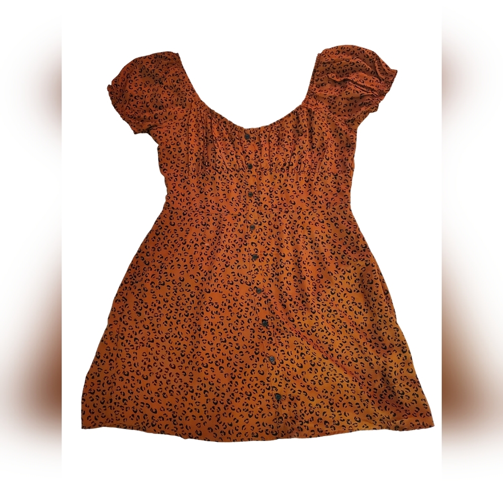 Cheetah print dress